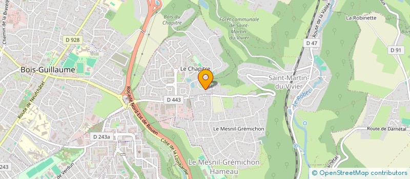 localisation de l'entreprise ACCUEIL RESERVATION TOURISME 76  BIHOREL