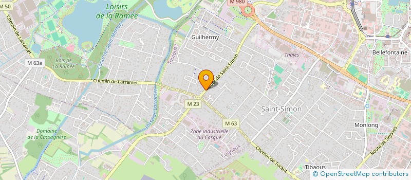 localisation de l'entreprise ACCUEIL SAINT VINCENT DE PAUL - 31 (ASVP31)  TOULOUSE