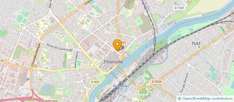 localisation de l'entreprise ACCUEIL SAINTE-ELISABETH à THIONVILLE