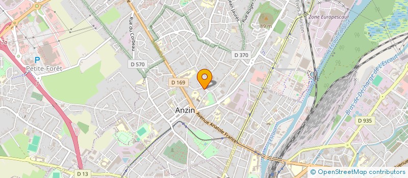 localisation de l'entreprise ACCUEIL SANTE PLUS  ANZIN