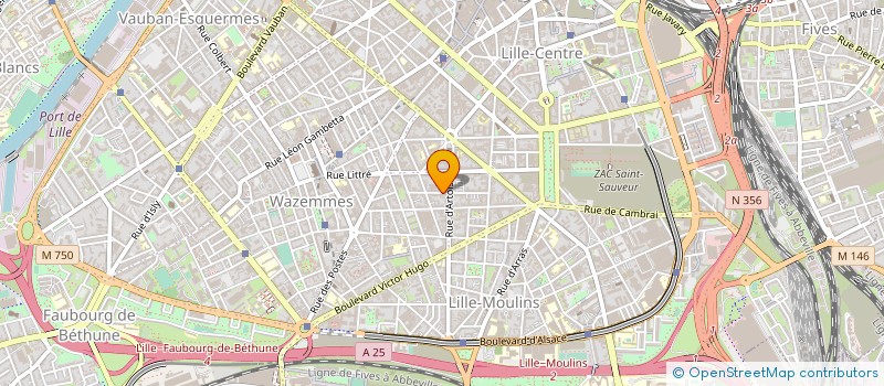 localisation de l'entreprise ACCUEIL SEJOURS LINGUISTIQUES EUROPEENS  LILLE