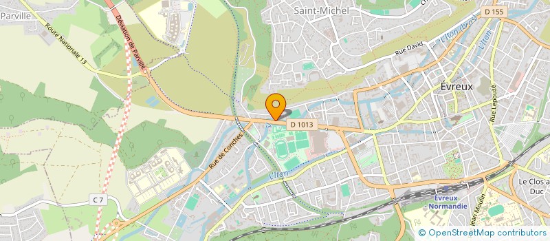 localisation de l'entreprise ACCUEIL SERVICE  EVREUX