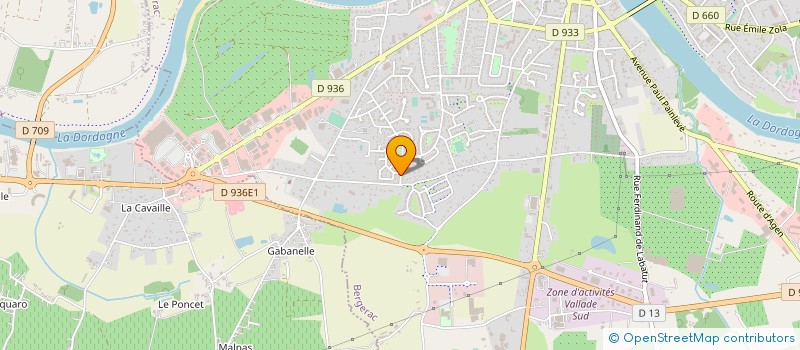 localisation de l'entreprise ACCUEIL SERVICE PLUS à BERGERAC