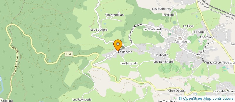 localisation de l'entreprise ACCUEIL SOLIDAIRE EN ROANNAIS à AMBIERLE