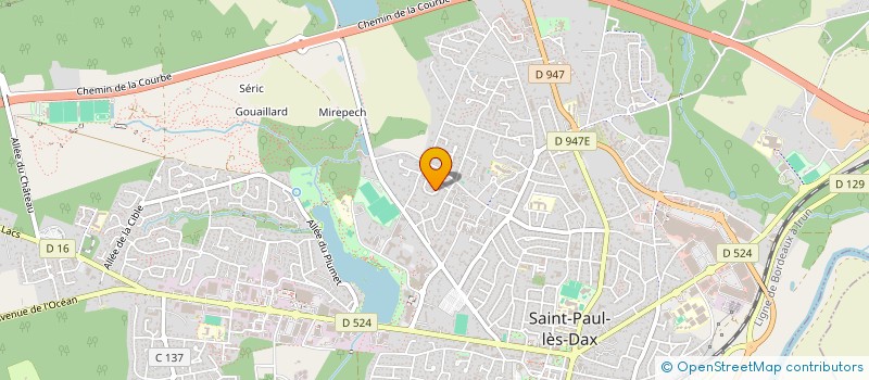 localisation de l'entreprise ACCUEIL SOLIDAIRE POUR ENFANTS HANDICAPES à SAINT-PAUL-LES-DAX