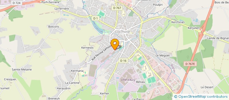 localisation de l'entreprise ACCUEIL SOLIDARITE à LOCMINE