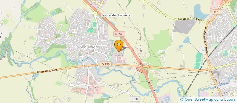 localisation de l'entreprise ACCUEIL TAXI  LA SEGUINIERE