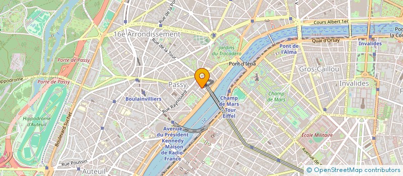 localisation de l'entreprise ACCUEIL TOURISME ILE FRANCE à PARIS