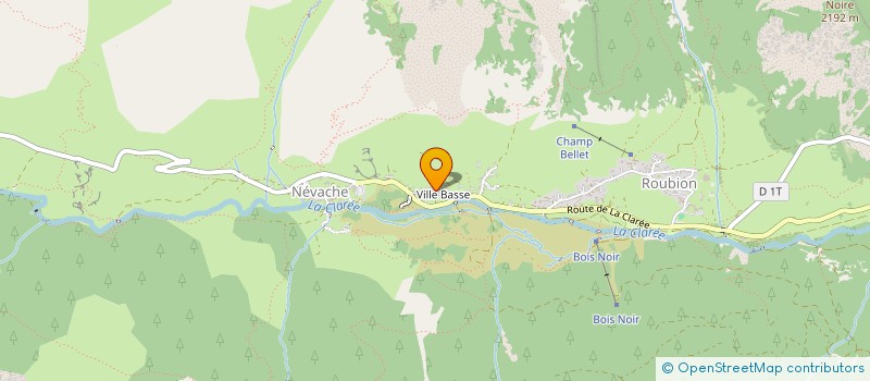 localisation de l'entreprise ACCUEIL TOURISME NEVACHE-PLAMPINET -VALLEE ETROITE  NEVACHE