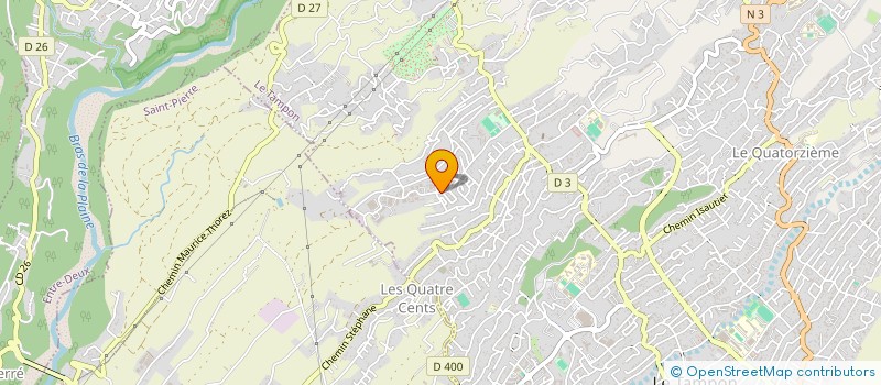 localisation de l'entreprise ACCUEIL TOURNAGE REUNION  LE TAMPON