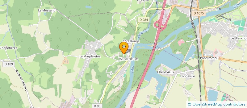 localisation de l'entreprise ACCUEIL VARAMBON  VARAMBON