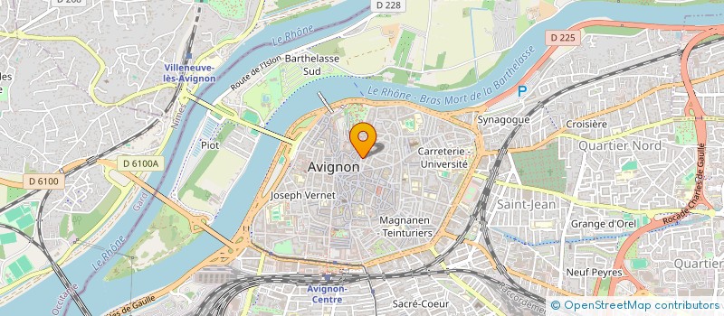 localisation de l'entreprise ACCUEIL VERT  AVIGNON