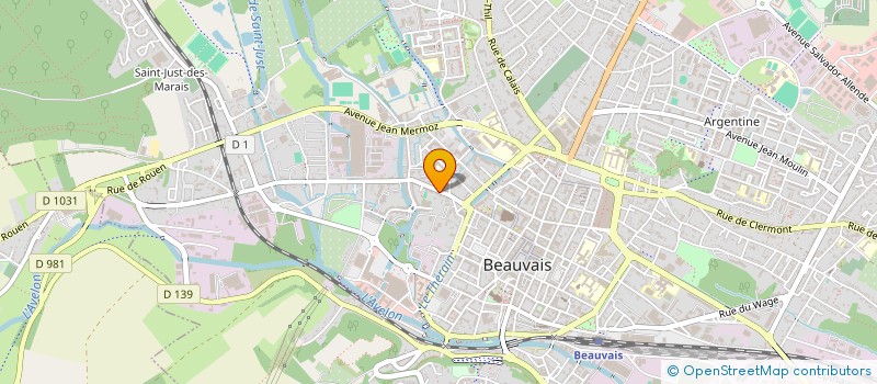 localisation de l'entreprise ACCUEIL VILLES FRANCAISES A BEAUVAIS  BEAUVAIS