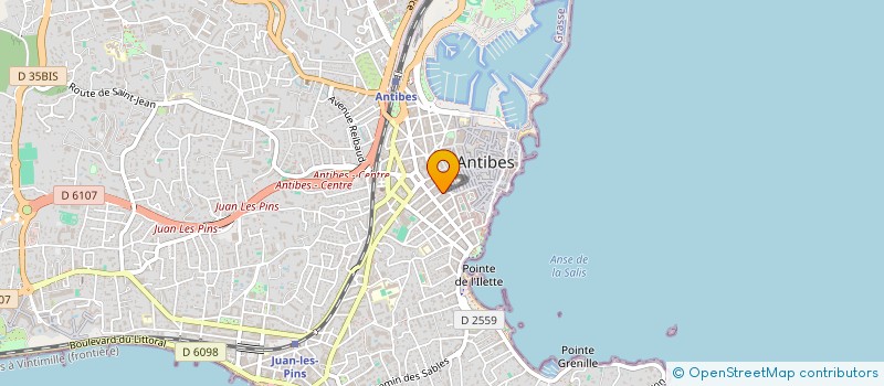 localisation de l'entreprise ACCUEIL VILLES FRANCAISES ANTIBES JUAN P à ANTIBES