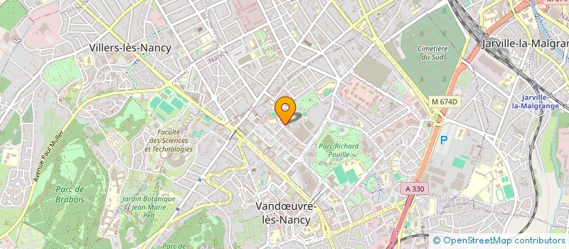 localisation de l'entreprise ACCUEILLIR ET GUIDER L'INTEGRATION à VANDŒUVRE-LES-NANCY
