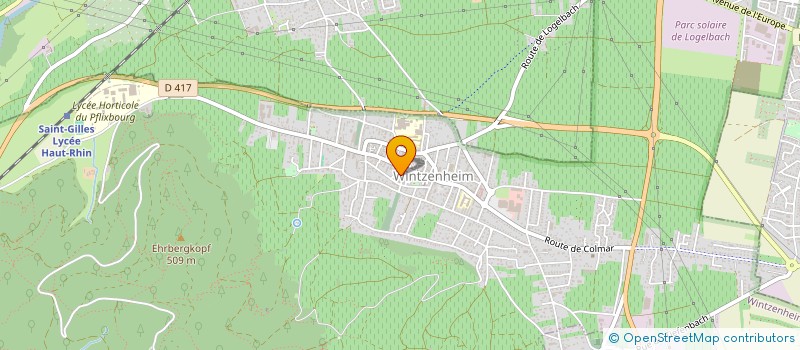 localisation de l'entreprise ACCUEILLIR LA VIE  WINTZENHEIM