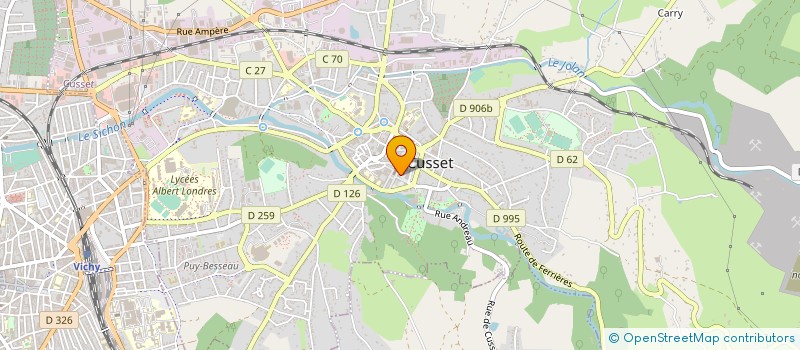 localisation de l'entreprise ACCUMULATEUR HAUTE CAPACI MONTAG FRANCAI à CUSSET