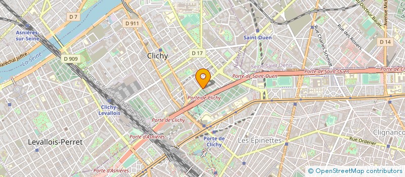 localisation de l'entreprise ACCUMULATEUR HUITRIC à CLICHY