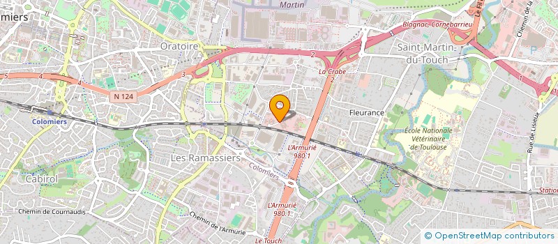 localisation de l'entreprise ACCUREGEN+ à TOULOUSE