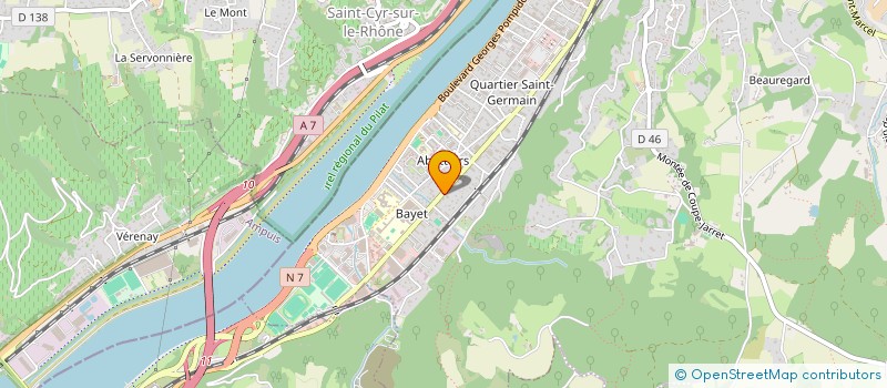 localisation de l'entreprise ACCUS AJS à VIENNE