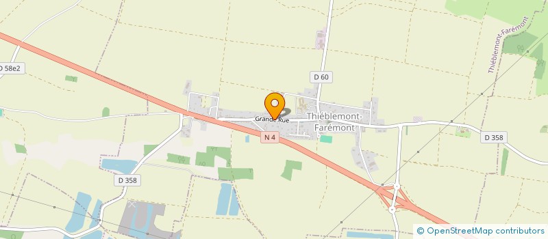 localisation de l'entreprise ACCV TERRASSEMENT  THIEBLEMONT-FAREMONT