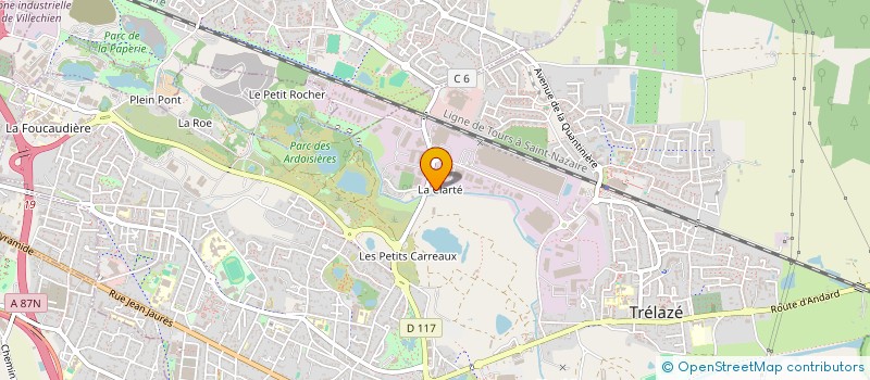 localisation de l'entreprise ACD  TRELAZE