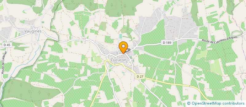 localisation de l'entreprise ACD à CUCURON