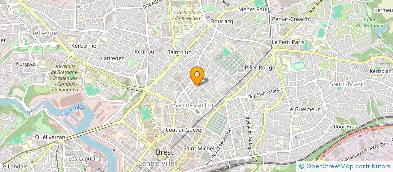 localisation de l'entreprise ACD à BREST