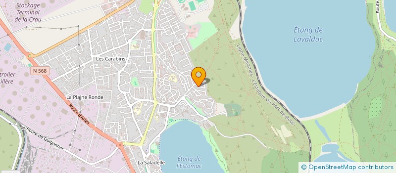 localisation de l'entreprise ACD  FOS-SUR-MER