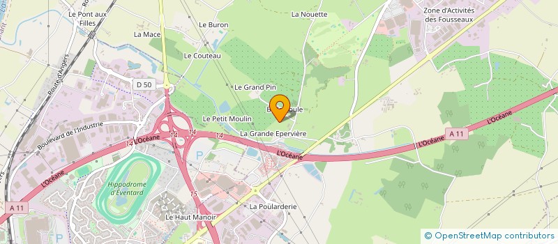 localisation de l'entreprise ACD ANJOU SERVICES à VERRIERES-EN-ANJOU