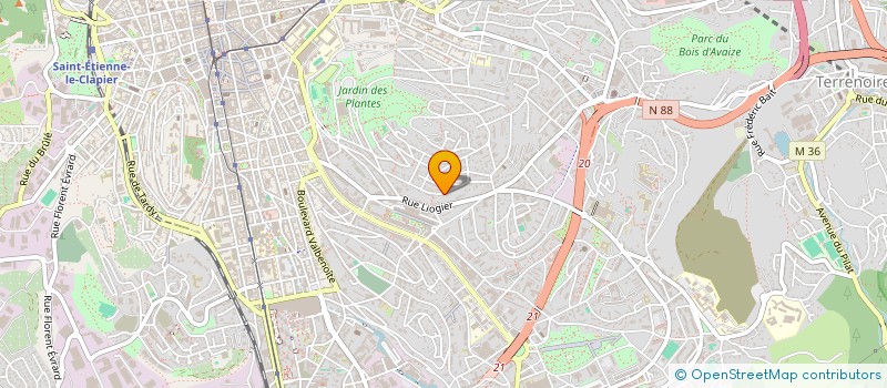 localisation de l'entreprise ACD CONSEILS  SAINT-ETIENNE