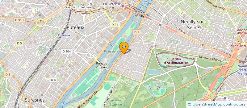 localisation de l'entreprise ACD DEVELOPPEMENT à NEUILLY-SUR-SEINE