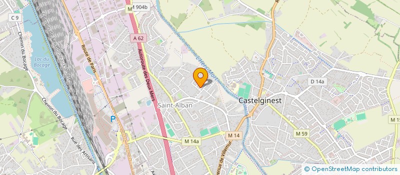 localisation de l'entreprise ACD FRANCE à SAINT-ALBAN