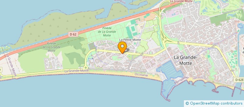 localisation de l'entreprise ACD GESTION  LA GRANDE-MOTTE