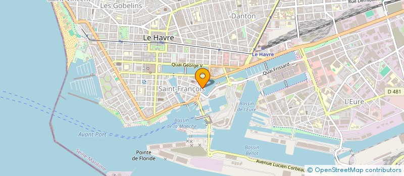 localisation de l'entreprise ACD GROUPE à LE HAVRE