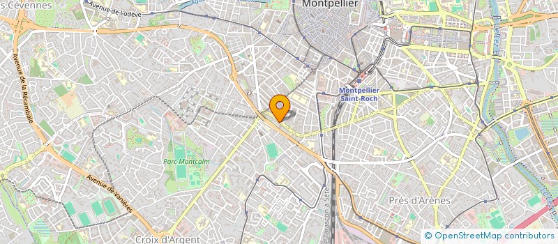 localisation de l'entreprise ACD IMMOBILIER EURL à MONTPELLIER