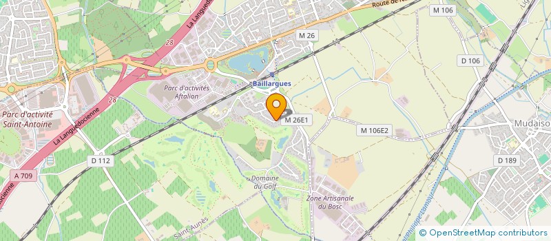localisation de l'entreprise ACD INVESTS  BAILLARGUES