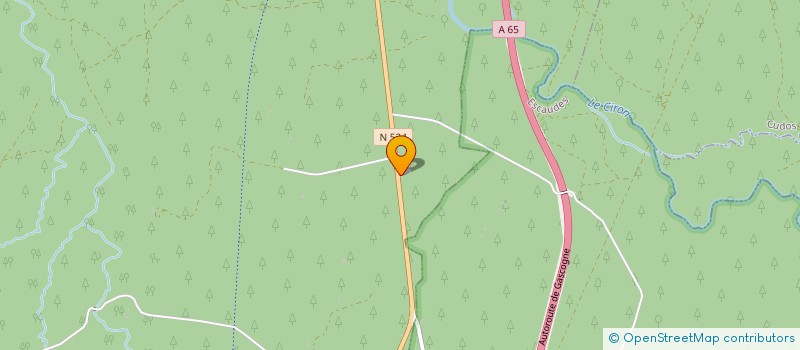 localisation de l'entreprise ACD LA GROTTE  BERNOS-BEAULAC