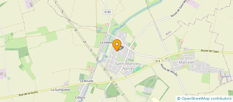 localisation de l'entreprise ACD PATRIMOINE  SAINT-MANVIEU-NORREY