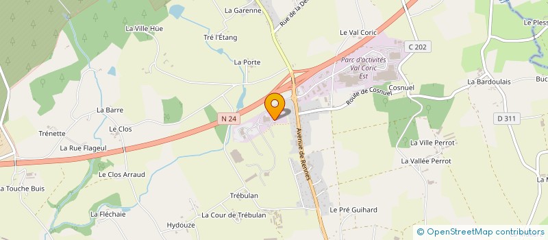 localisation de l'entreprise ACD PILES à LE HAILLAN