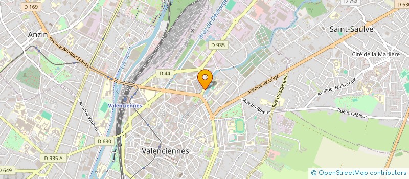 localisation de l'entreprise ACD TC VALS  VALENCIENNES