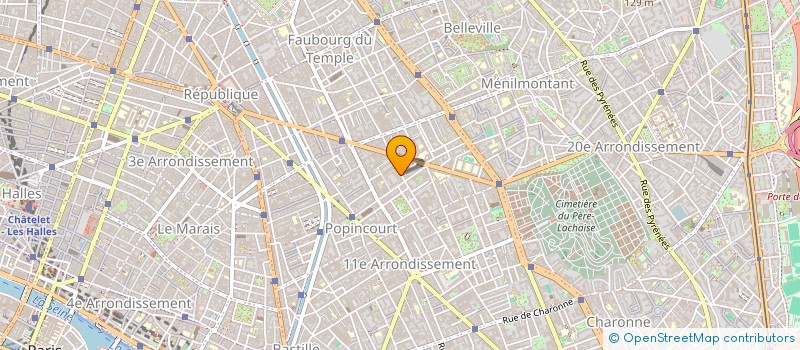 localisation de l'entreprise ACDA  PARIS