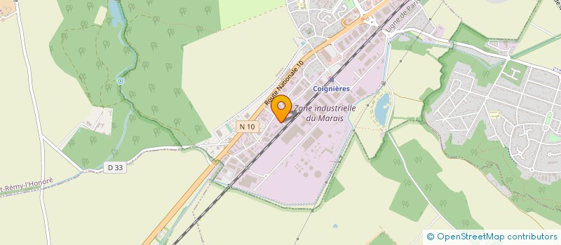 localisation de l'entreprise ACDATA-TECH à COIGNIERES