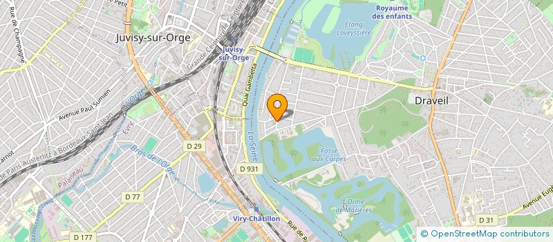 localisation de l'entreprise ACDC à DRAVEIL