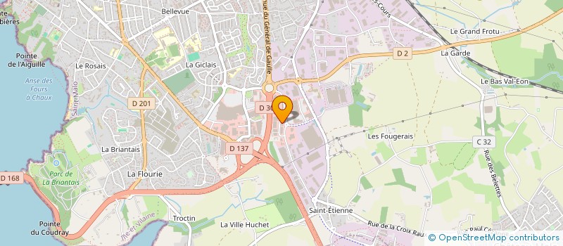 localisation de l'entreprise ACDC à SAINT-MALO