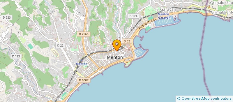 localisation de l'entreprise ACDC à MENTON