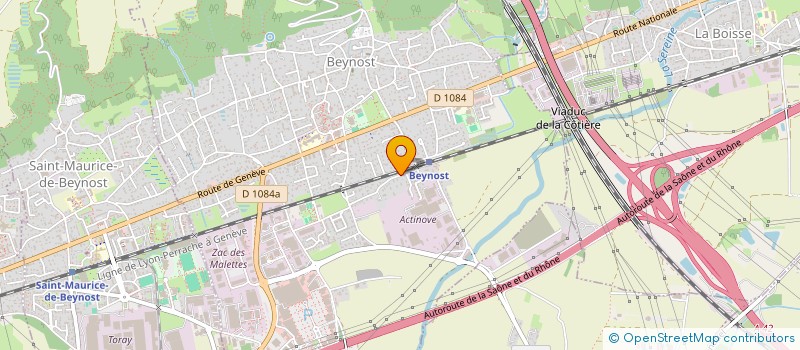 localisation de l'entreprise ACDC à BEYNOST