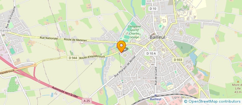 localisation de l'entreprise ACDC à BAILLEUL
