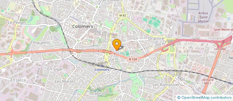 localisation de l'entreprise ACDC à COLOMIERS