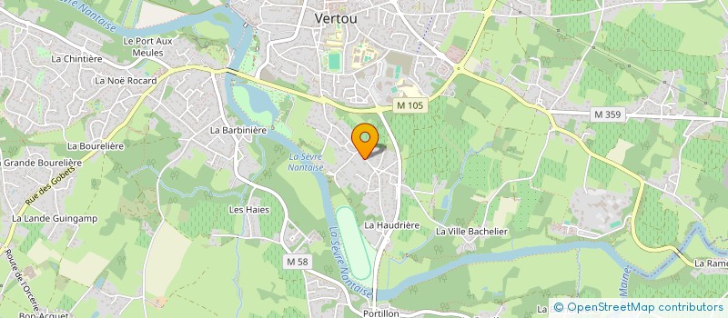 localisation de l'entreprise ACDC  VERTOU